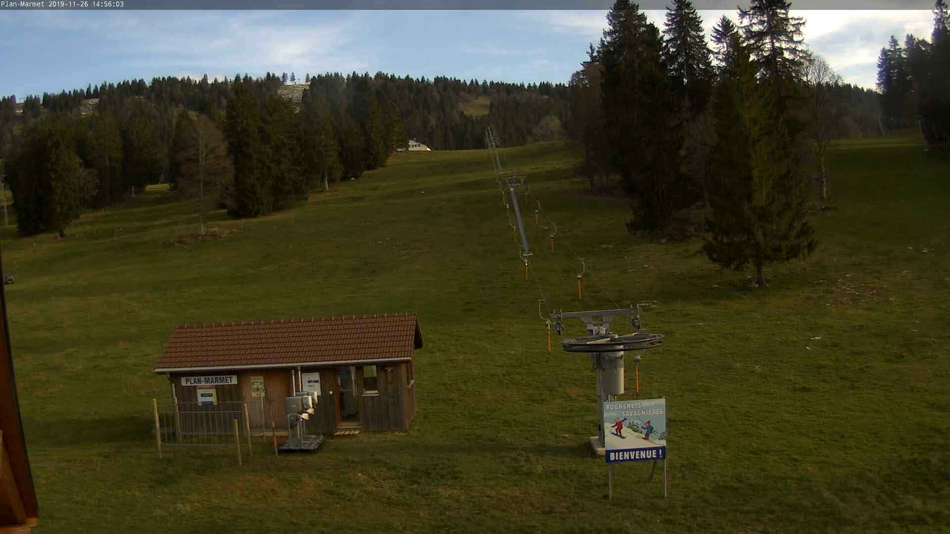 Les Bugnenets avant la neige