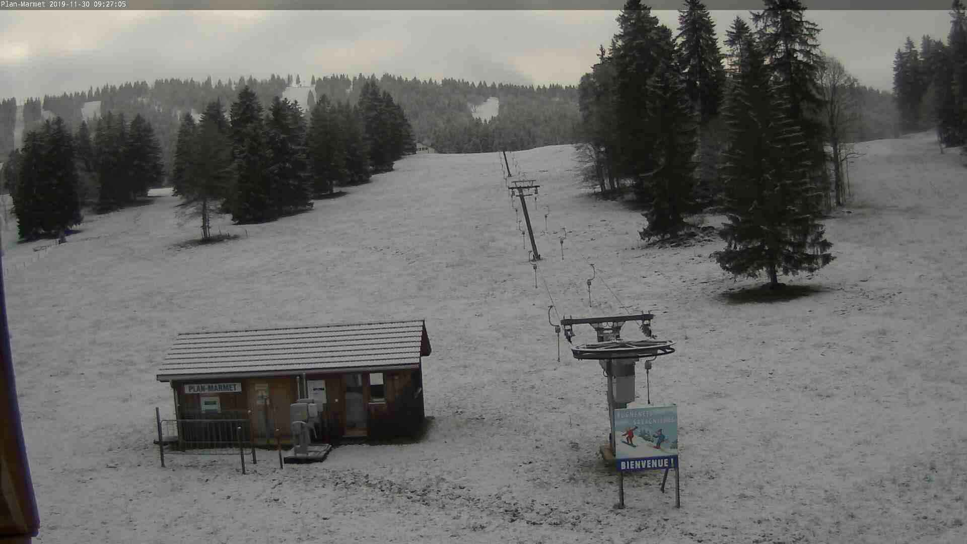 Les Bugnenets après les chutes de neige (30.11.2019)