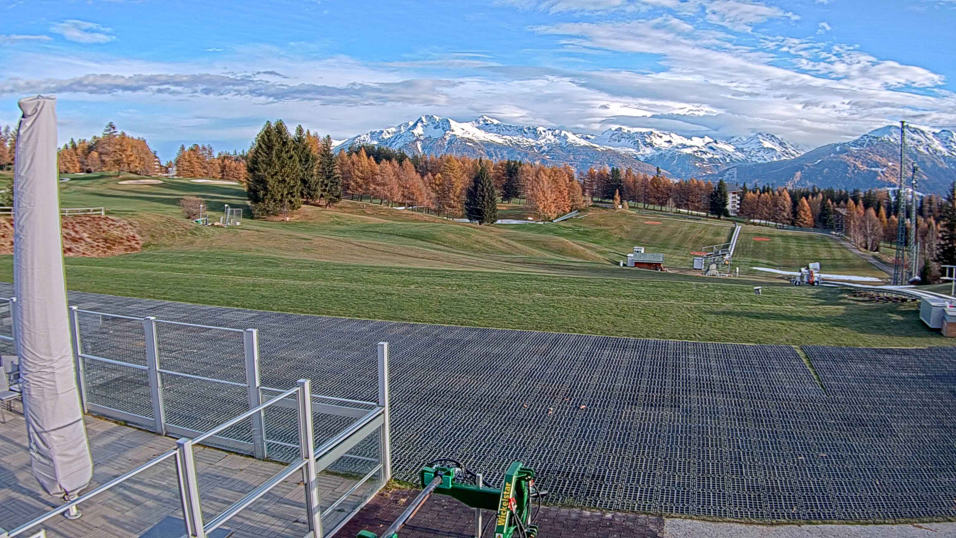 Crans-Montana avant les chutes de neige